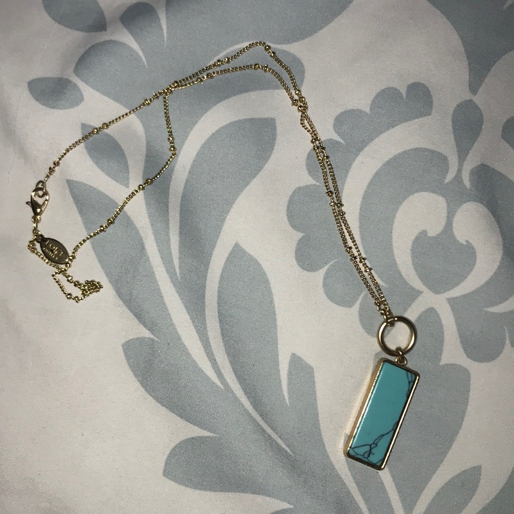 Gold and Turquoise Necklace